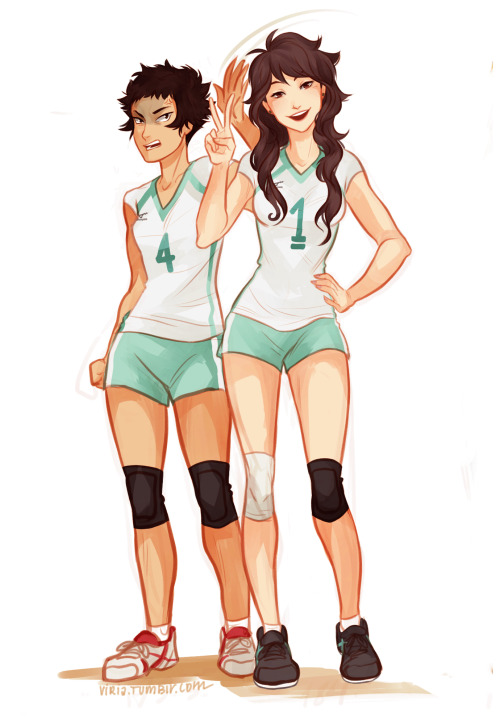 viria: As I said, here’s the second part of Haikyuu!! rule 63 characters I love but who didn&r