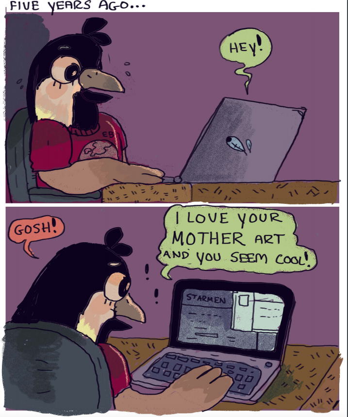 cirrus-sky:  acornfriend:  back in January I started a LDR comic for my partner and
