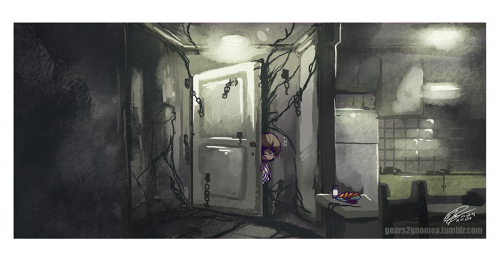 gears2gnomes: “Mom…?” —————- My Silent Hill 4 AGDQ 2017 art 