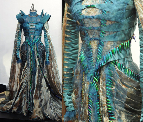 maire-annatari:Costume for Charlize Theron as Queen Ravenna in Snow White and the Huntsman.  Designe