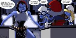 sukispencilworld:  Now reboot this Marvel…haha haha.  I would soo support this comic…   Since I&rsquo;m doing blue characters, I thought this was ESPECIALLY funny!