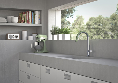 Funky Flexible Faucet Add a touch of color and flexible fun to you kitchen space with the COOK tap! 