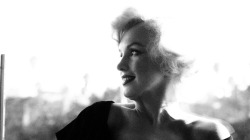 ourmarilynmonroe:  Marilyn Monroe at a press