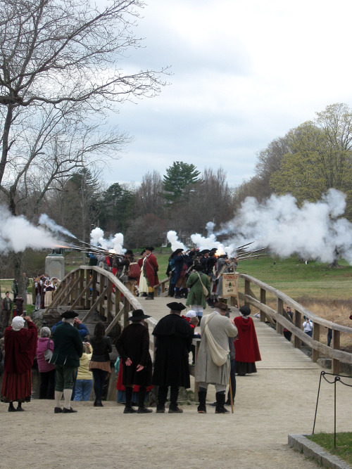 Scenes from Concord’s North Bridge, April 19th, 2016