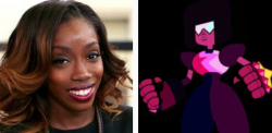 berserk1986:  unafraidtostaythesame:  Steven Universe Gems and voice actors   @nicalaos  Love this! Thanks @berserk1986!