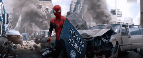 Wielding A Hammer & Shield: Spiderman / Captain America Parallel