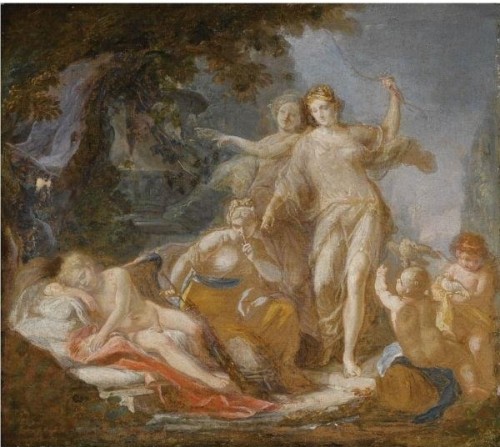 Giacinto Diana, “Venus stealing Cupid’s bow”