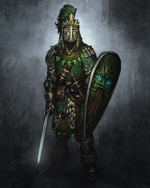meanwhilebackinthedungeon: Green Knight by ~Taaks