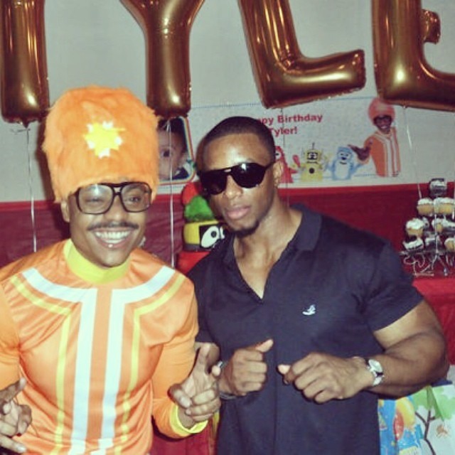 fashionmaven82:  Dj lance rock is in the building.