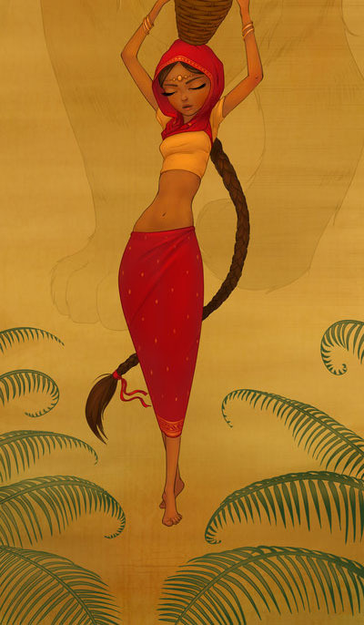 lohrien:  Indian Red Riding Hood by *Dmitry Grebenkov