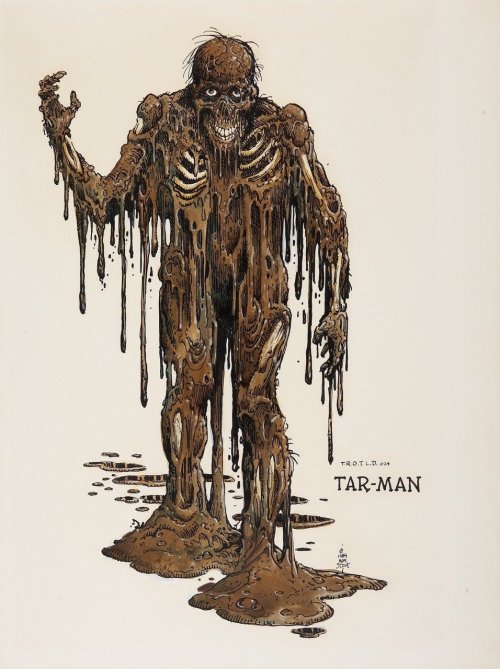 p-o-s-s-e-s-s-e-d-b-y-f-i-r-e: Zombie designs by William Stout for THE RETURN OF THE LIVING DEAD (19