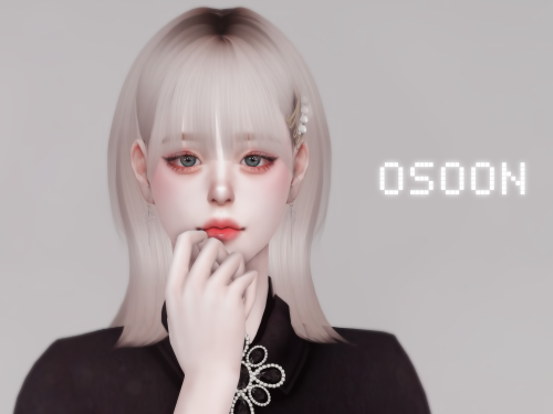 5so0n:  [Osoon] Female Hair 11 40 Swatches New Mesh Custom Thumbnail HQ Compatible  * T. O. U * 