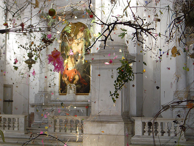 lazypacific:  novr:  Gerda Steiner, Falling GardenSan Staë church on the Canale