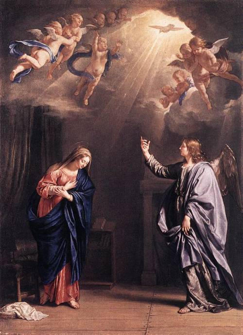 Annunciation, Philippe de Champaigne, ca. 1644