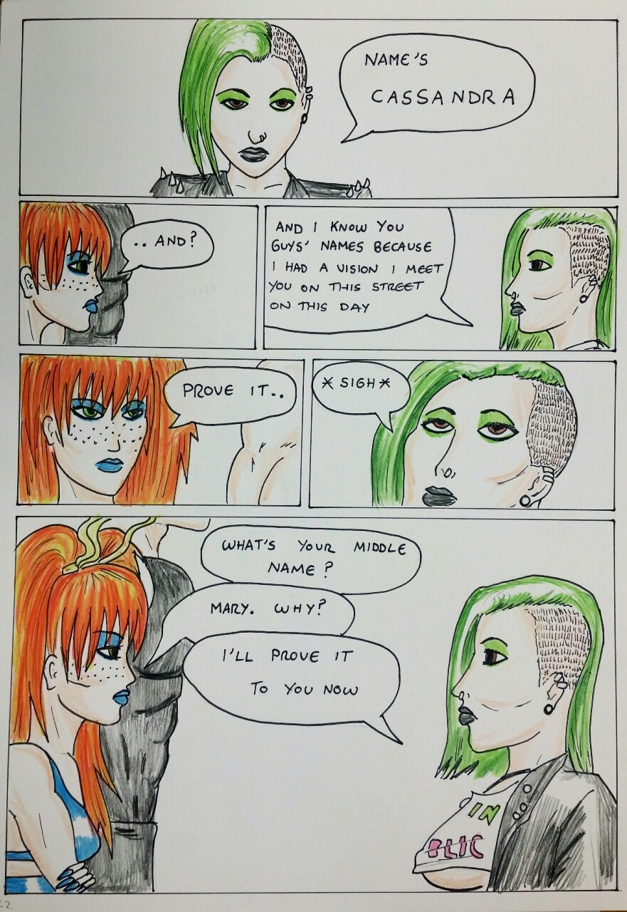 Kate Five vs Symbiote comic Pages 161 - 162  Preview of the next 2 pages. First one