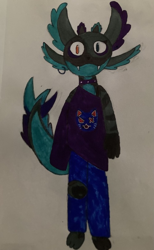 New Oc Neptune The Sharkolotl (Shark Axolotl)