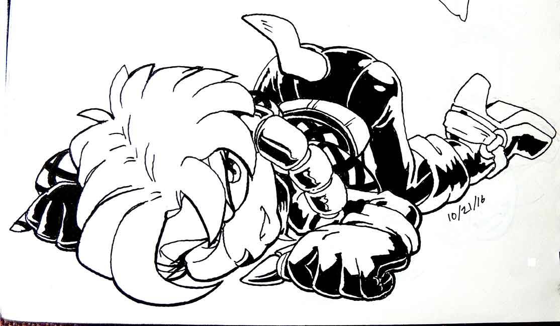 The last set for last months Inktober.  If you’re keeping count, you’ll see