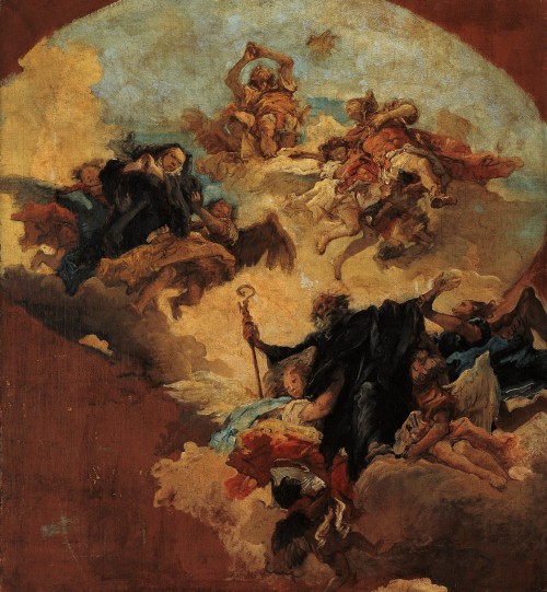 Giovanni Battista Tiepolo Glorification of St. Faustinus and St. Jovita and Two Unknown Saints (prob