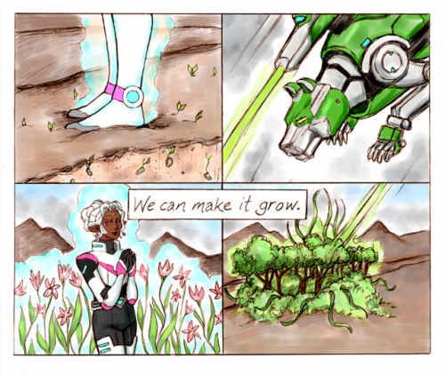 foxaloxa:I wanted to submit to @ladiesofvoltron, but I didn’t have as much time as I&rsqu