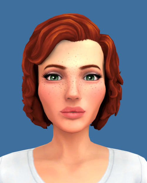 pepperoni-puffin: Carol Hair A cute curly bob for your cute sims! Base game compatible Hat compatibl