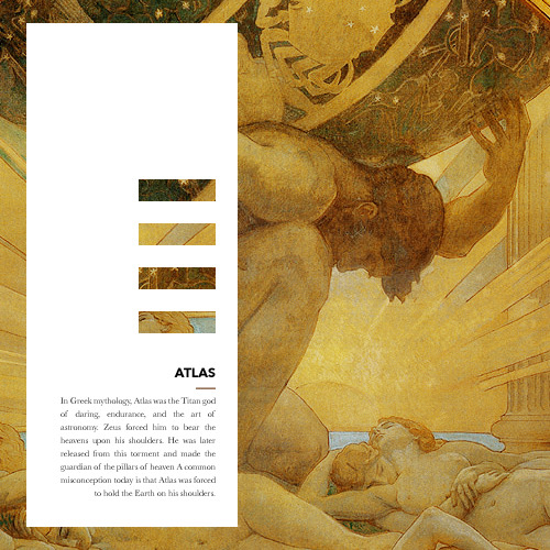 perkamentus​: mythology meme - three of four titans: atlas  Atlas was one of the second-generation T