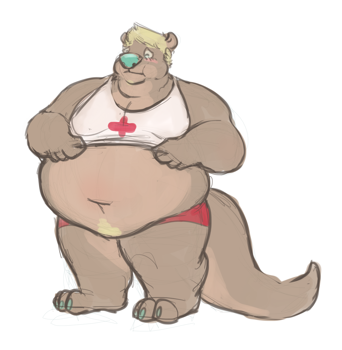 furbleofyourdreams:  Life is tough when your swimmer’s build suddenly becomes that