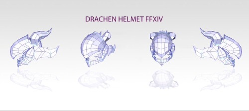 New to pepakura ffxiv dragoon helmet available on joshsonic8 deviant art check him out for some awesome Pepakura creations