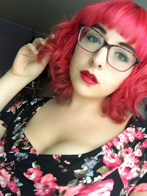 pink glasses