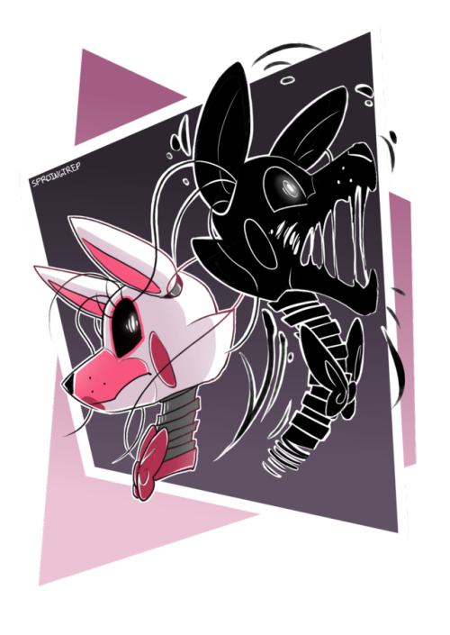 papy on X: heheheehefhdhdbdjdb,,, mythical creatures au,, huehuehueh shadow  freddy is an otso and mangle is a siren. some ideas given to me by some  pals on insta :) #fnaf #fnafau  /