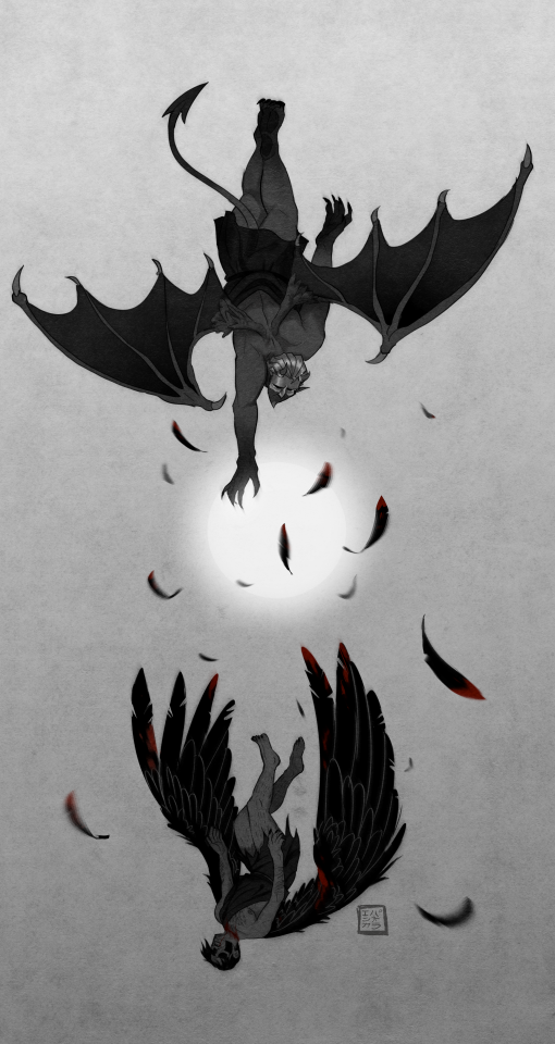 Blackened Feathers Falling Down...