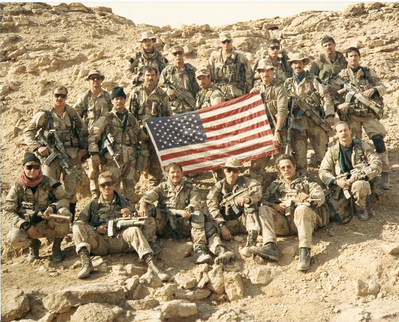 theintelligency:    U.S. Army Special Forces operators during the Persian Gulf War