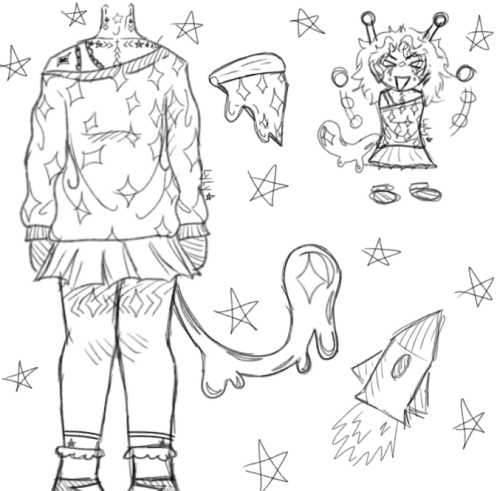 Some New Art Of Nyx (the Previously Posted Alien Oc!!! )