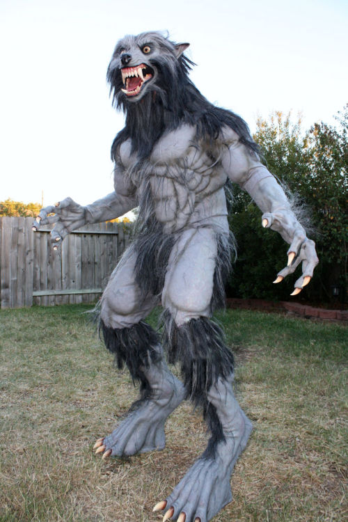 Back in 2010, C. Reeves created this fantastic werewolf costume! #WerewolfWednesday. This was actual