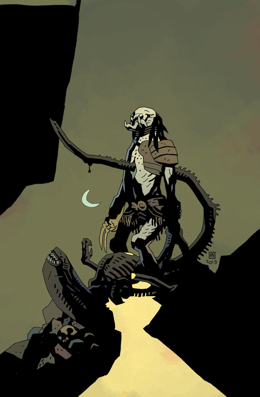 artverso:
“Mike Mignola - Aliens vs Predator
”