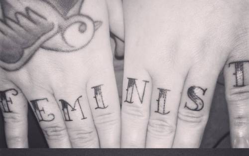 micdotcom:  Feminist tattoos FTW. There are 7 more of these and they’re just as badass.