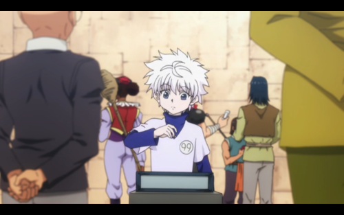 Asking this over a shot of Killua because he’s cute. So if they’re drawing each other’s numbers, I a