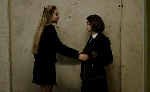 petnissonfire:Florence Pugh and Maisie Williams in The Falling (2015)