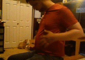 inversedd:  Here’s a gifset of kametzer and his growing body. The epitome of being