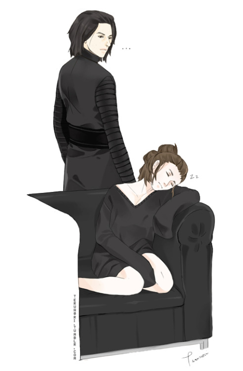 terun0ri:    Showing more love to Reylo ship.   Chapter 7: Levitation (https://m.fanfiction.net/s/11694188/7/) “She felt an odd coiling in her abdomen when she took one of his long-sleeved black shirts from a shelf. She pulled it over her head and rubbed