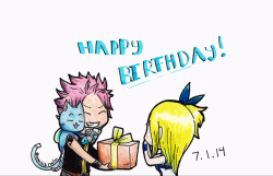 ask-chibi-natsu:  NaLu week day #1 gifts!