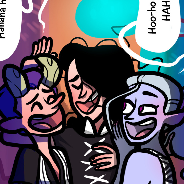 New comic up on Patreon! It’s colorful and it has three girls on a sexy girl pile