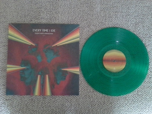 fucking-vinyl:  Every Time I Die - From Parts Unknown Green, /400 (1st press) (mail order exclu