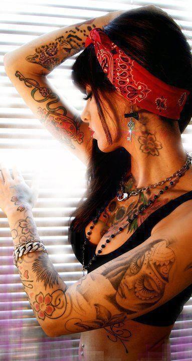 Hot girls with tattoo sleeves