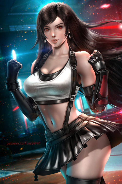 youngjusticer:  One true love.Tifa, by Ayya