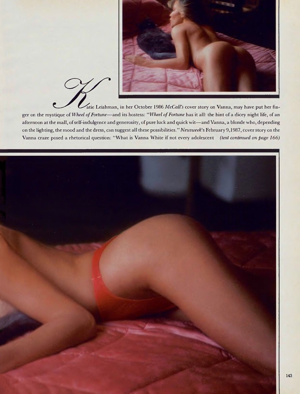 fortheloveofsexandgirls:  Vanna White | Playboy, May 1987 - Full Scan