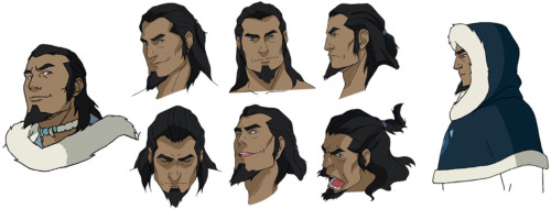 benditlikekorra:  JDS: I’m kind of the default “warrior dude” designer, so I took the initial pass on Tonraq’s design for Book One. By the time we got to Book Two, we knew he was playing a much bigger role and his design needed to be refined.