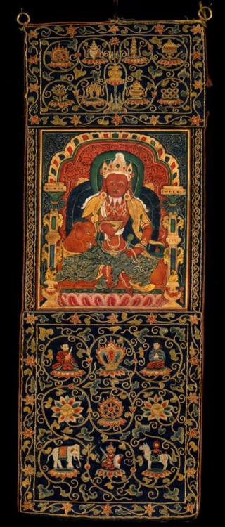 Agni with brocade mounts.