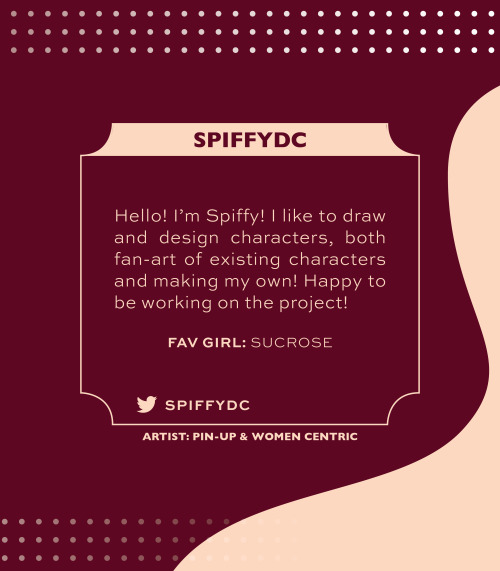 Our page artist ✨ @spiffydc ✨ likes to draw and design characters, both if it&rsquo;s a fanart o