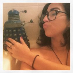 Giving Dalek Bath Some Love. It&Amp;Rsquo;S Our Last Bath Together In This Bathtub.