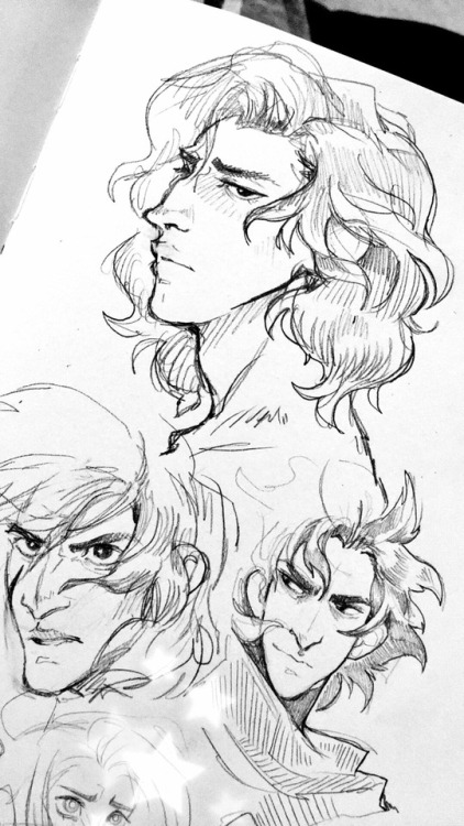 ashetray: Adams face is so hard to capture Or at least converting it into my style